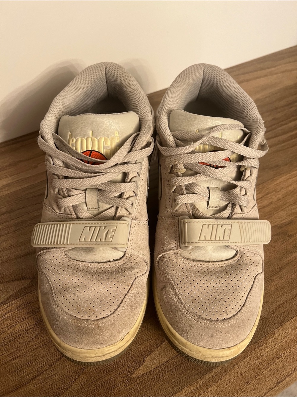 Nike Taupe‎ Suede Low-Top Sneakers